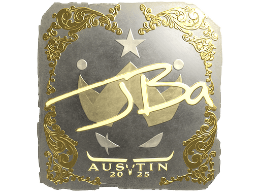 Sticker | JBa (Gold) | Austin 2025