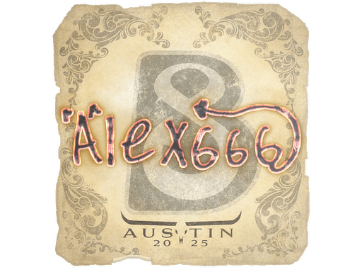Sticker | alex666 | Austin 2025