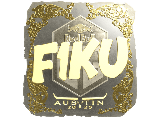 Sticker | F1KU (Gold) | Austin 2025