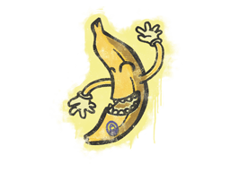 Sealed Graffiti | Banana