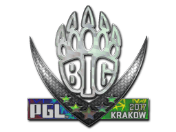 Sticker | BIG (Holo) | Krakow 2017
