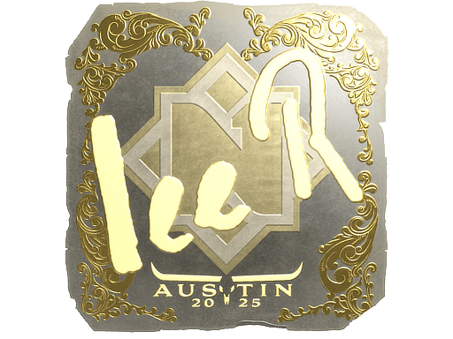 Sticker | 1eeR (Gold) | Austin 2025