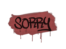 Sealed Graffiti | Sorry (Blood Red)