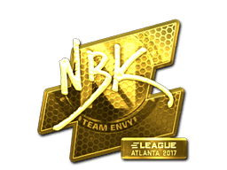 Sticker | NBK- (Gold) | Atlanta 2017