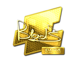 Sticker | B1ad3 (Gold) | Atlanta 2017