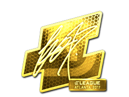 Sticker | fox (Gold) | Atlanta 2017