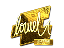 Sticker | loWel (Gold) | Atlanta 2017