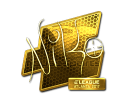 Sticker | NiKo (Gold) | Atlanta 2017