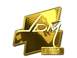 Sticker | jdm64 (Gold) | Atlanta 2017