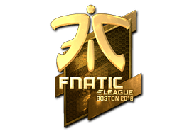 Sticker | Fnatic (Gold) | Boston 2018