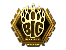 Sticker | BIG (Gold) | London 2018