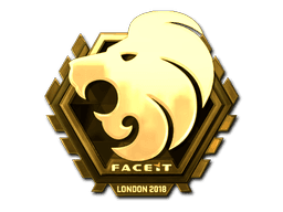 Sticker | North (Gold) | London 2018