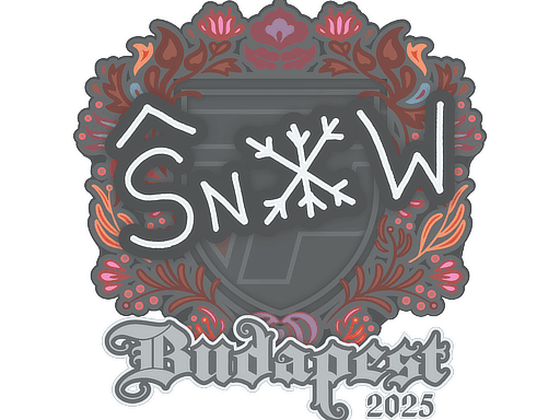 Sticker | snow | Budapest 2025
