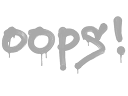 Sealed Graffiti | Oops