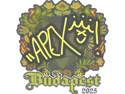 Sticker | apEX | Budapest 2025
