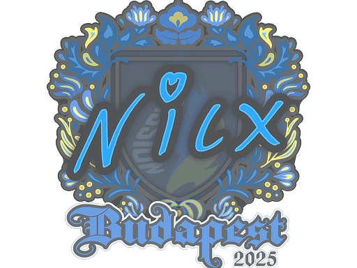 Sticker | nicx | Budapest 2025