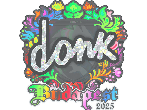 Sticker | donk (Holo) | Budapest 2025