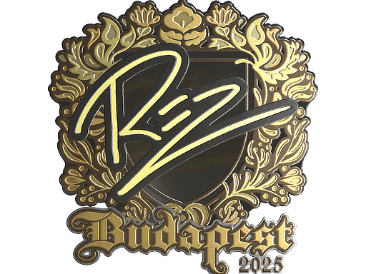 Sticker | REZ (Gold) | Budapest 2025