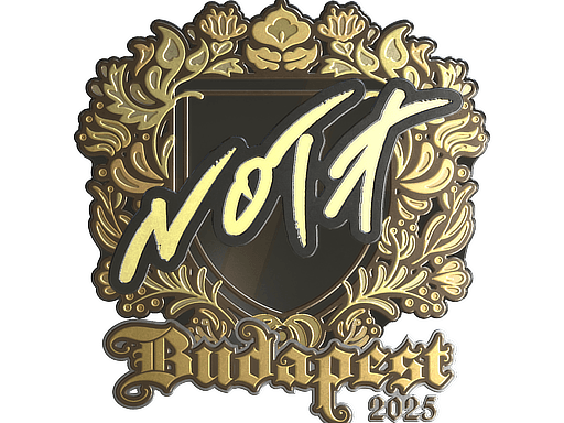 Sticker | nota (Gold) | Budapest 2025
