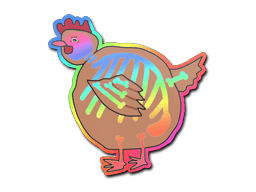 Poorly Drawn Chicken (Holo)