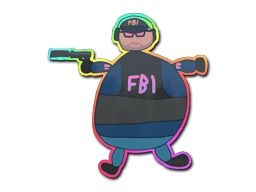 Poorly Drawn FBI (Holo)