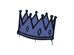 Sealed Graffiti | King Me (SWAT Blue)