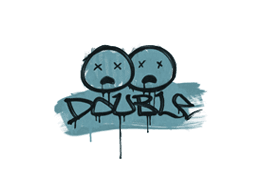Sealed Graffiti | Double (Wire Blue)