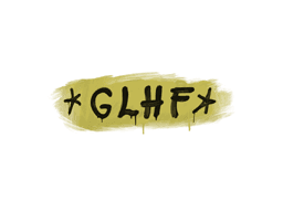 Sealed Graffiti | GLHF (Tracer Yellow)