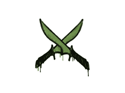 Sealed Graffiti | X-Knives (Battle Green)