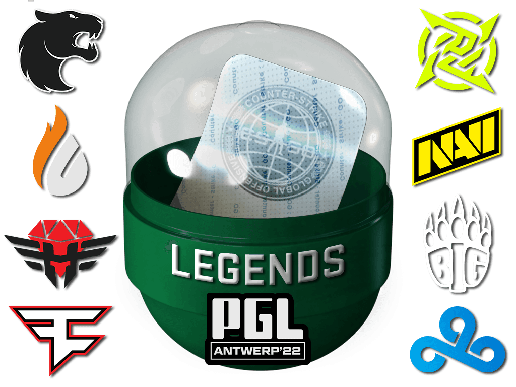 Antwerp 2022 Legends Sticker Capsule