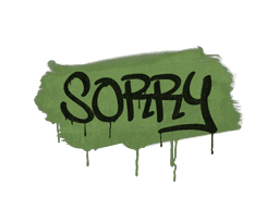 Sealed Graffiti | Sorry (Battle Green)