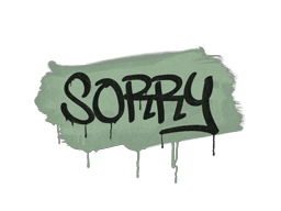 Sealed Graffiti | Sorry (Cash Green)