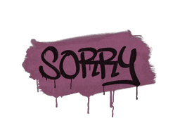 Sealed Graffiti | Sorry (Princess Pink)