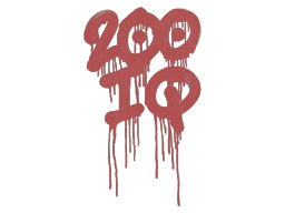 Sealed Graffiti | 200 IQ (Blood Red)