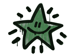 Sealed Graffiti | Shining Star (Jungle Green)