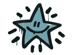 Sealed Graffiti | Shining Star (Wire Blue)