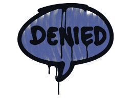 Sealed Graffiti | Denied (SWAT Blue)