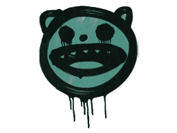 Sealed Graffiti | Happy Cat (Frog Green)