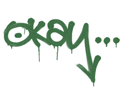 Sealed Graffiti | Okay (Jungle Green)