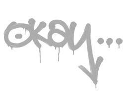 Sealed Graffiti | Okay (Shark White)