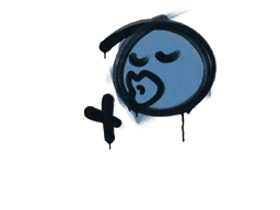 Sealed Graffiti | Smooch (Monarch Blue)