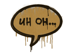 Sealed Graffiti | Uh Oh (Desert Amber)