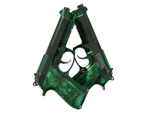 Dual Berettas | Polished Malachite