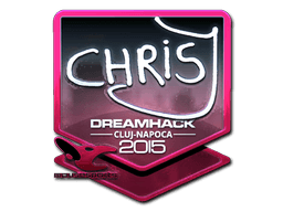 Sticker | chrisJ (Foil) | Cluj-Napoca 2015