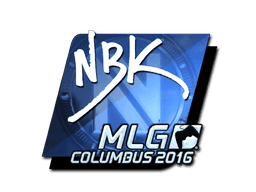 Sticker | NBK- (Foil) | MLG Columbus 2016