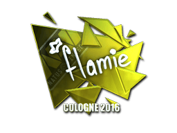 Sticker | flamie (Foil) | Cologne 2016