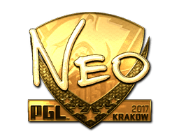 Sticker | NEO (Gold) | Krakow 2017