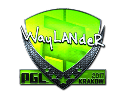 Sticker | wayLander (Foil) | Krakow 2017