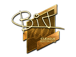 Sticker | BIT (Gold) | Boston 2018