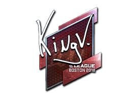 Sticker | kNgV- (Foil) | Boston 2018
